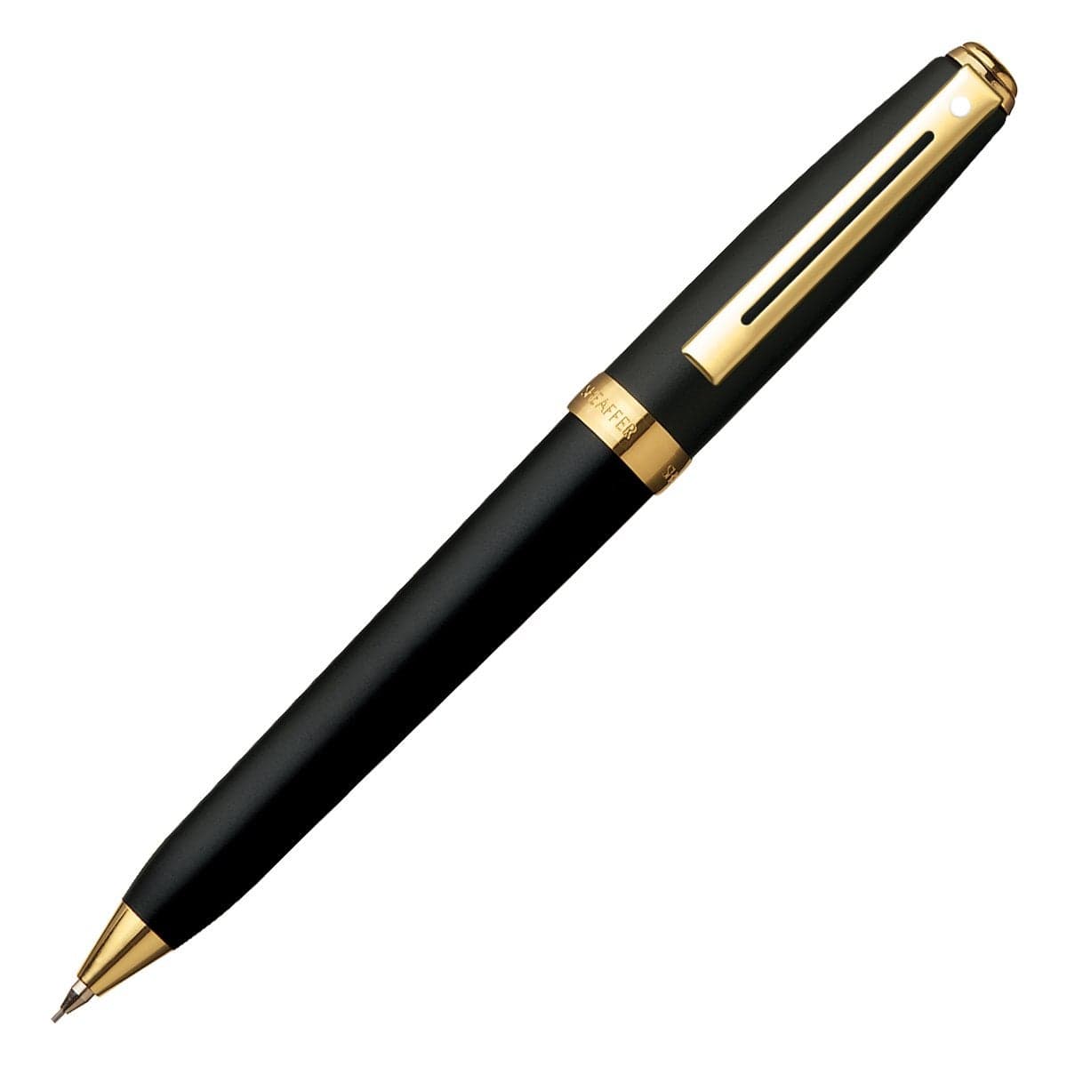 Sheaffer Prelude 07mm Pencil Black Matte Featuring 22KT Gold Plate Trim E3346