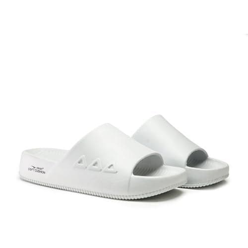ASIAN Men's SLIDER-45 Daily Use Walking Sliders, Casual Slippers, Lightweight and Stylish Flip-Flop Design for Men & Boys, Perfect for Indoor and Outdoor Wear, Comfortable All-Day Use,UK 9 (LGRY)-UK 9