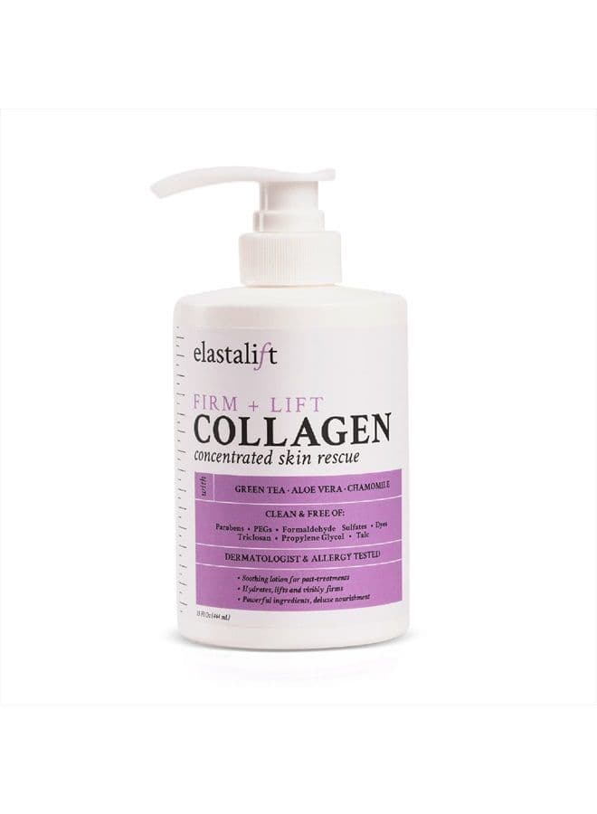 Collagen Cream Skin Care Face Lotion & Body Lotion For Dry Skin | Skin Tightening Cream Collagen Firming Lotion Body Moisturizer Lifts, Firms, & Tightens For Younger Looking Skin, 15 Fl Oz