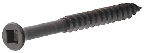 Hillman 47312 Square Drive Black Phosphate Trim Screws 6 x 158