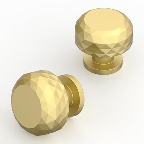 FILTA 10 Pack Gold Kitchen Cabinet Knobs 105 Inch26mm Satin Nickel Modern Kitchen Cabinet Hardware for Cupboard Drawer Knobs Dresser Knobs