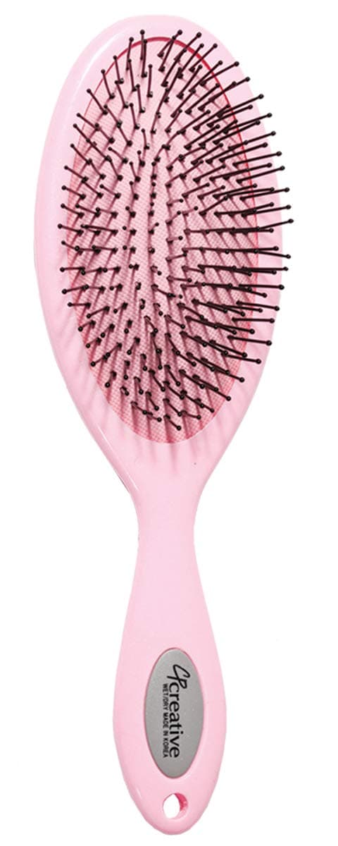 Wet/Dry Detangling Hair Brush - Pink