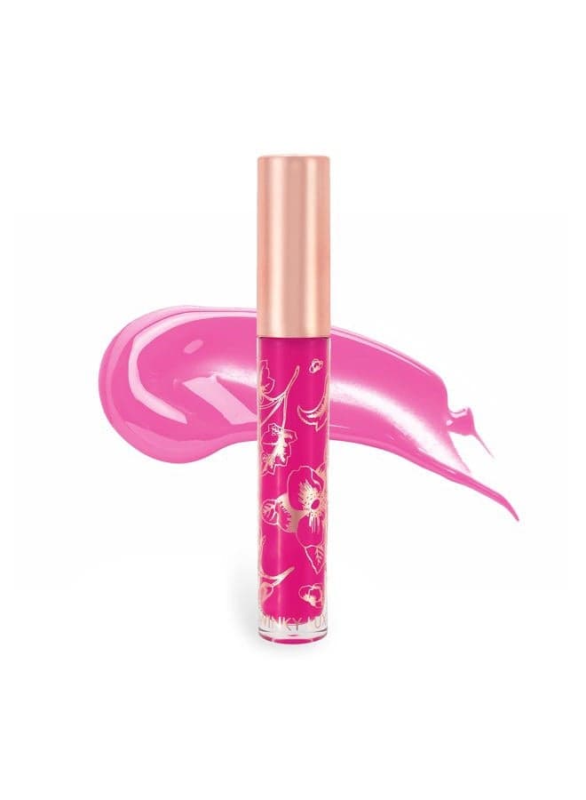 Fruity Gloss pH Lip Stain, Non Sticky Lip Gloss, Tinted Lip Oil, Lip Lacquer, Yummy Fruit Lipgloss, Jojoba Oil for Hydration & Shine, Prickly Pear