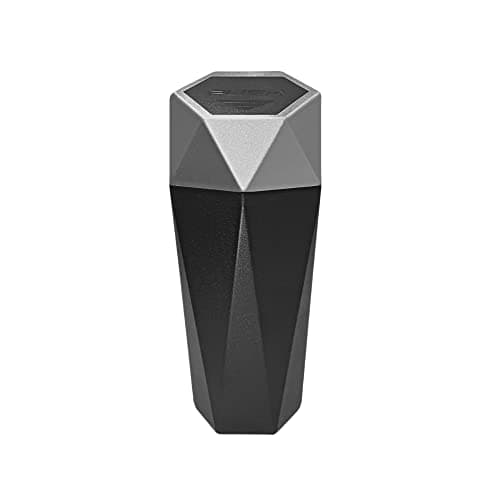 Involve Diamond Shape Dustbin/Trash Can- Silver - 500 ML |Stylish and Convenient Garbage Bin for Your Vehicle | Car accessories 2025 | Dustbin For Car | Car Trash Bin | Portable Trash Can