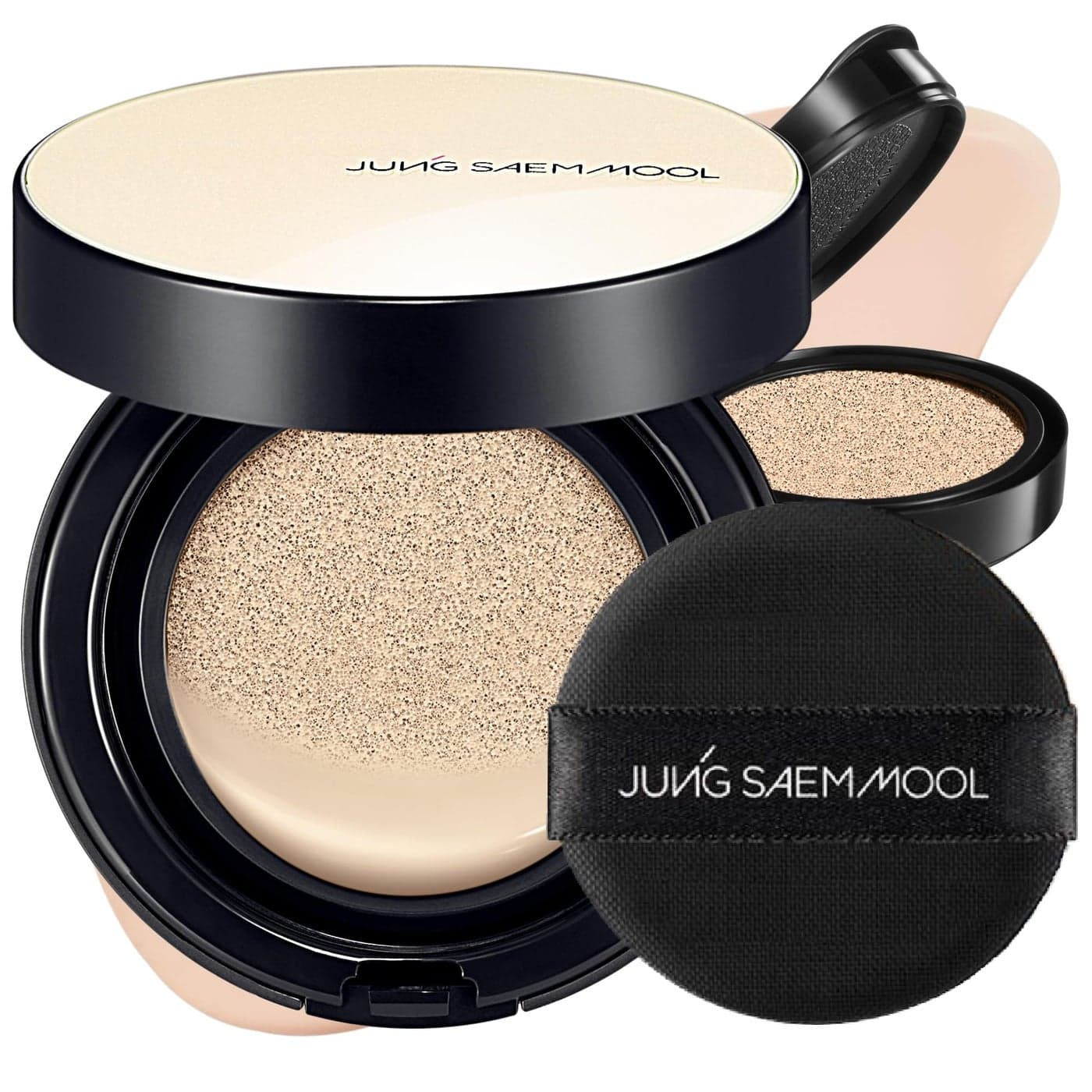 JUNGSAEMMOOL OFFICIAL Essential Skin Nuder Cushion 02 Fair Light Refill Included Natural Finish SPF50 Broad Spectrum Makeup Artist Brand Cream Foundation