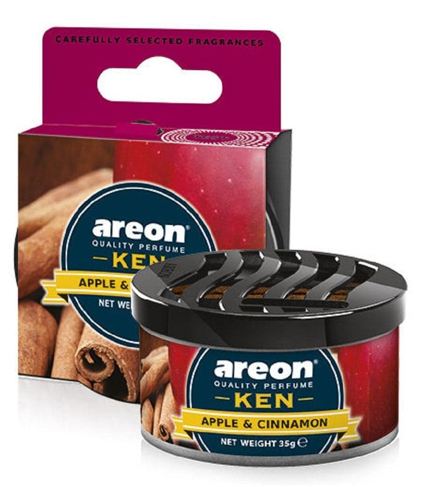 AREON Ken Apple and Cinnamon Car Air Freshener(35g) (AK16)