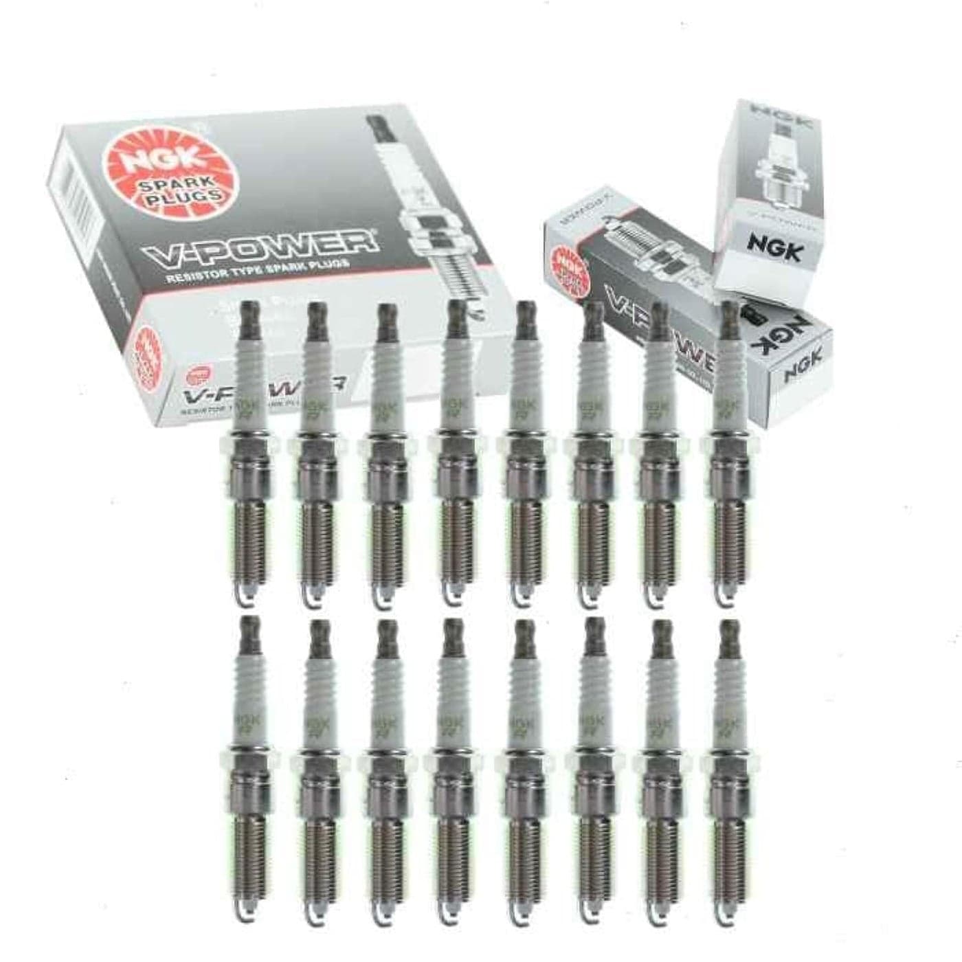 16 pc NGK VPower Spark Plugs compatible with Dodge Ram 1500 57L V8 20032008