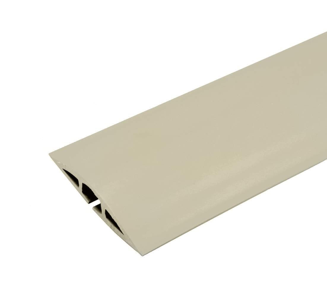 Wiremold Management Kit Legrand CDI-5 Corduct 5 Foot Cover for Floors, Holds 1 Cord or Cable, Ivory (1 Pack), 5 Feet