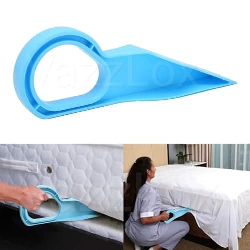 VazzLox Plastic (Pack of 1) Mattress Lifter Tool 2 in 1 Bedsheet Tucker Tool/Stand Bed Lifter Helps Lift and Hold Mattress Wedge Elevator Tool Bed Making Tool Bed Tucker Tool