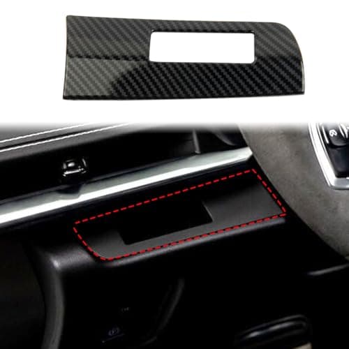 crosselec Carbon Fiber Style Headlight Switch Button Panel Cover Trims for Chevrolet Corvette C8 2020-2025 (Type 1)