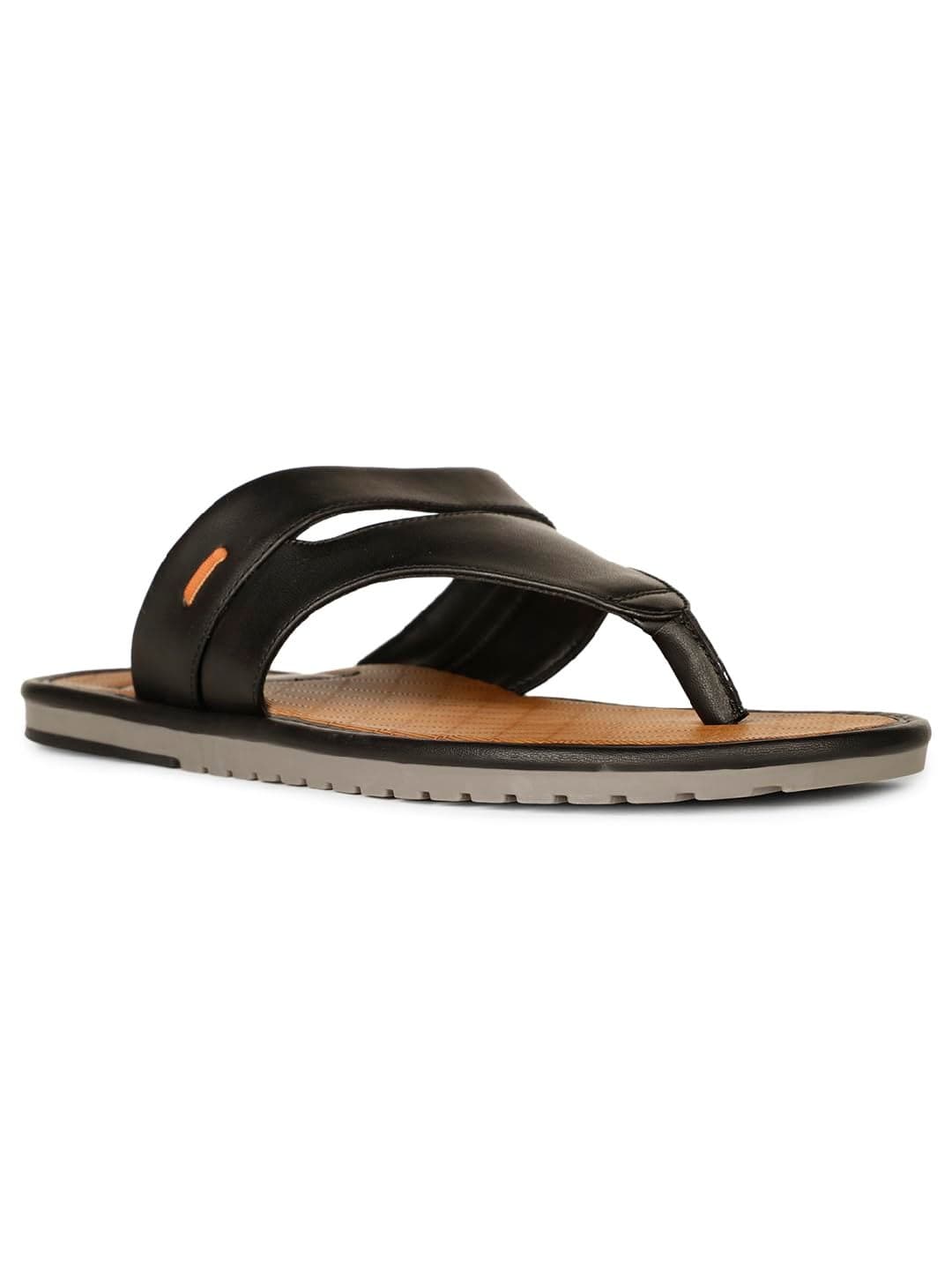 Bata Men's Slip-on Sandal - BLACK (7 UK) (8716925)