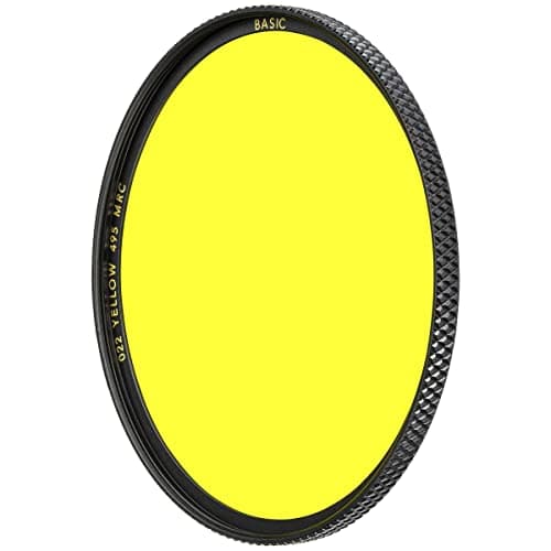 B+W 77mm Basic Black & White (Yellow) MRC 022M Glass Filter