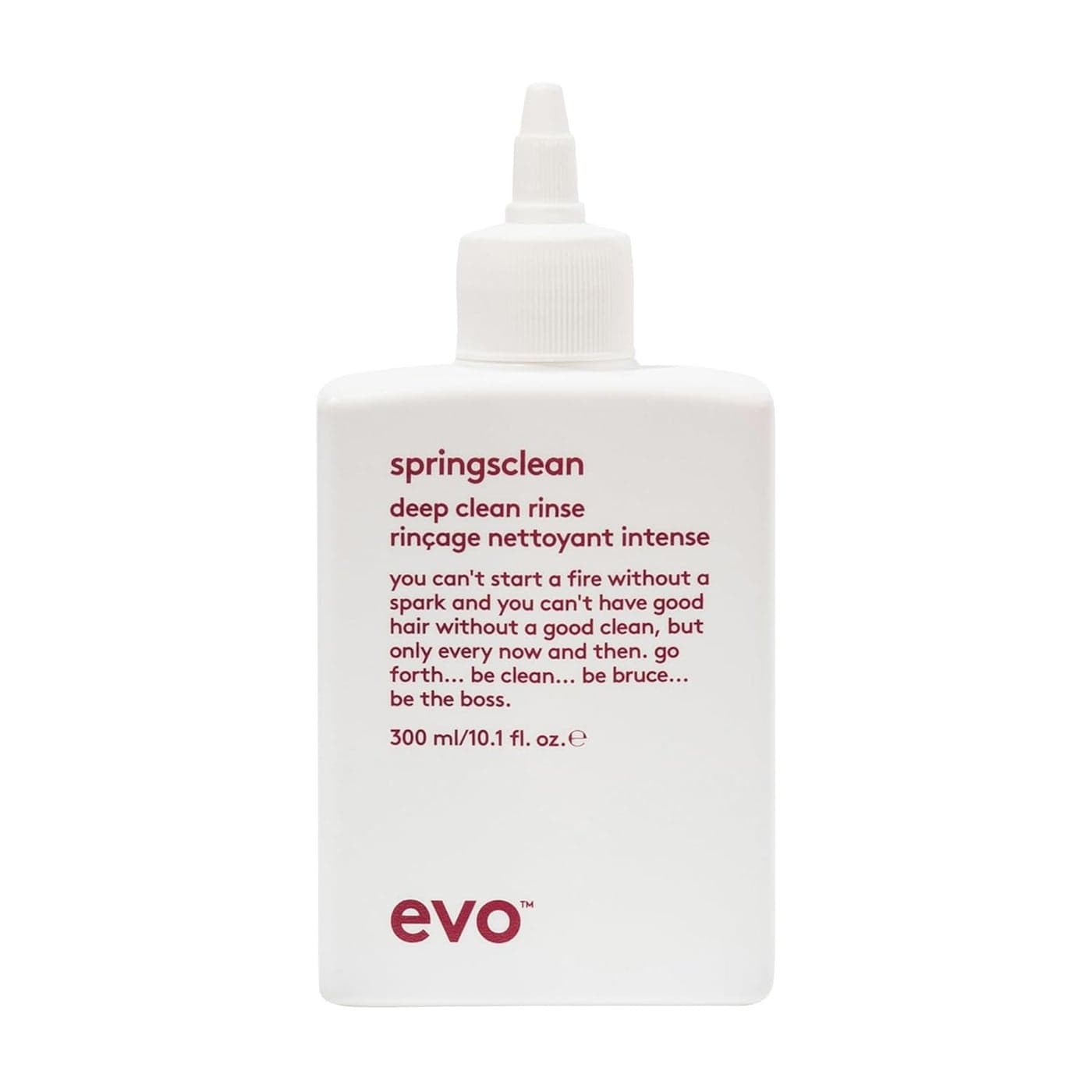 EVO Springsclean Shampoo Deep Cleansing Gentle Moisturizing For Natural Shiny Soft Curly Wavy Hair