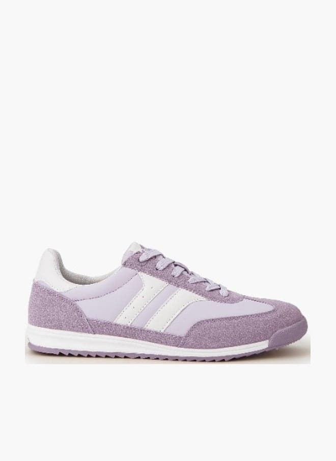 Women'S Colourblock Lace-Up Sneakers — 38