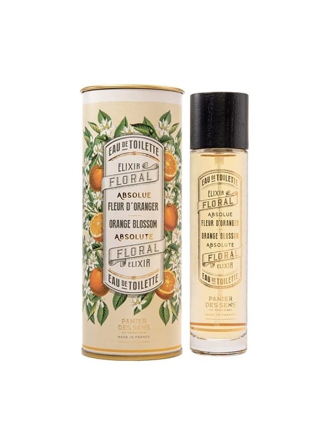 Eau de Toilette, perfume for women, Orange Blossom Fragrance - Made in Provence - 1.7Floz/50ml