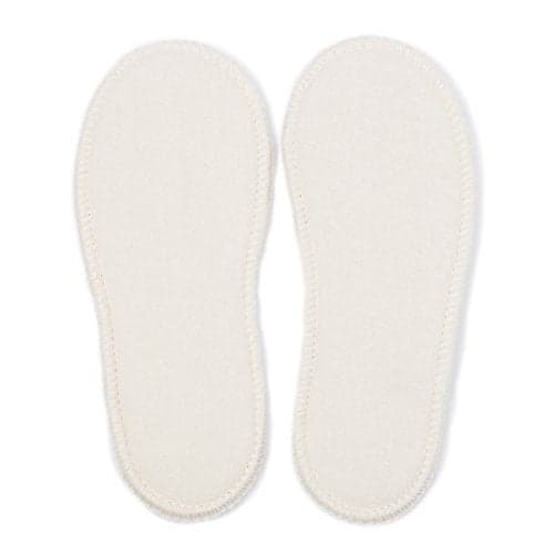 Soft Merino Wool Insoles, Natural White, Size 41