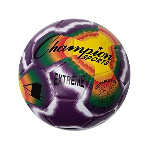 Champion Sports Extreme Tie Dye Size 4 Composite Soccer Ball