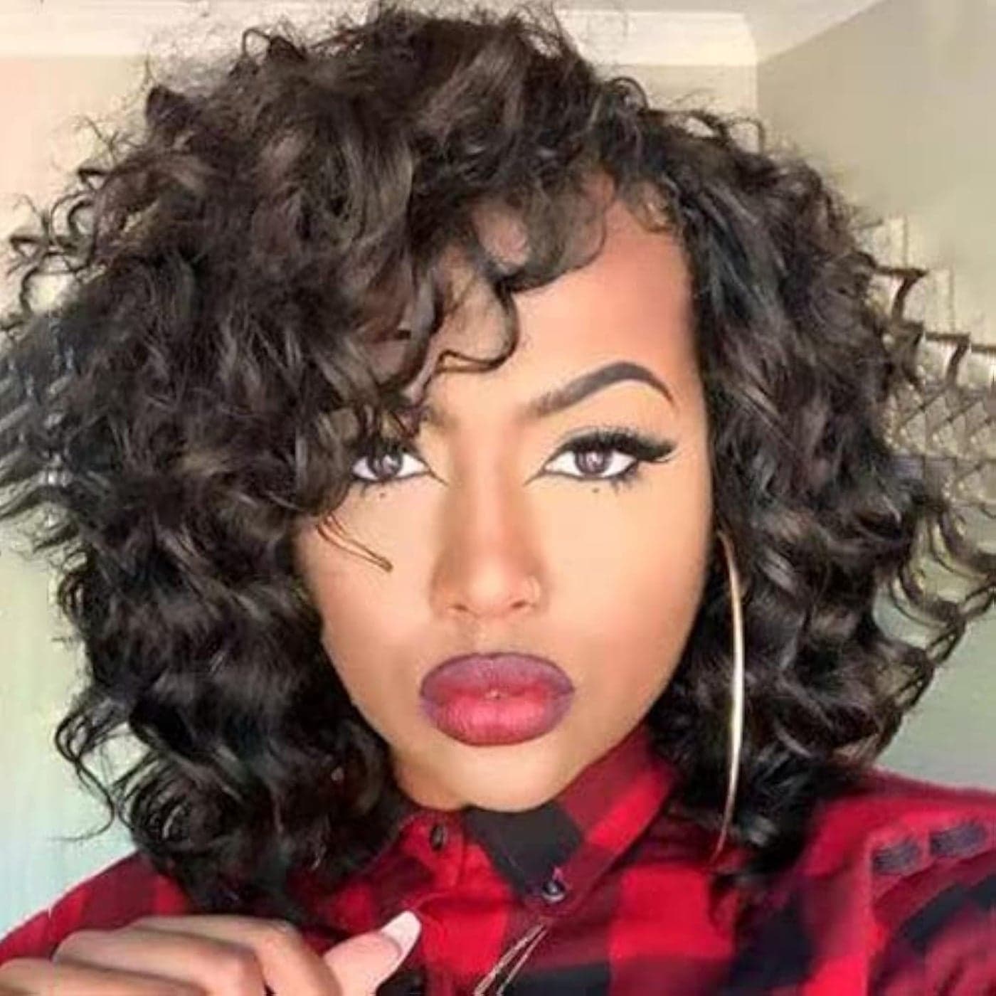 Ocean Wave Crochet Hair Deep Wave Crochet Curl Hair Water Wave Synthetic Curly Braiding Hair Extensions 8 Packs 9 Inch 4