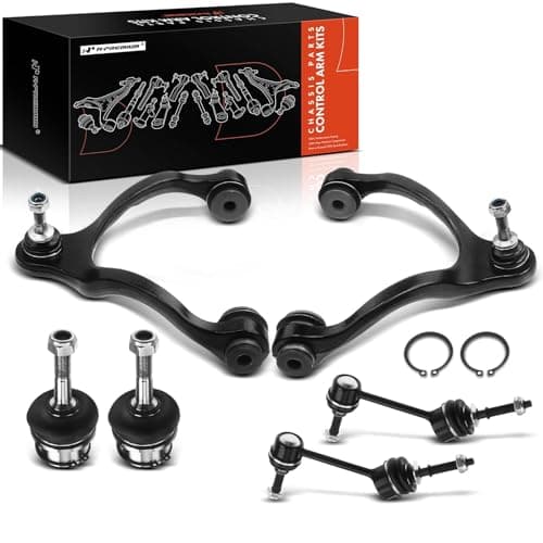 A-Premium Set of 6, Front Upper Control Arm, Sway Bar Link, Lower Ball Joint, Compatible with Ford Crown Victoria & Lincoln Town Car & Mercury Grand Marquis 2003-2011, Marauder 2003-2004