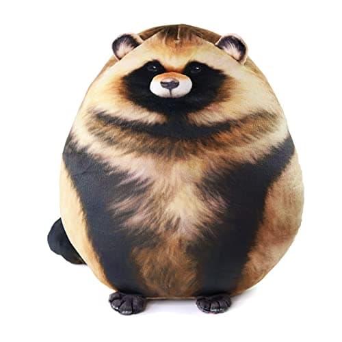 Raccoon Plush 12 Raccoon Stuffed Animal Cute Plushies for Girls Soft Plush Pillow Kitten Plush Throw Pillow Doll Big Plush Toy Decoration Doll Gift for KidsGirls Boys Birthday Christmas