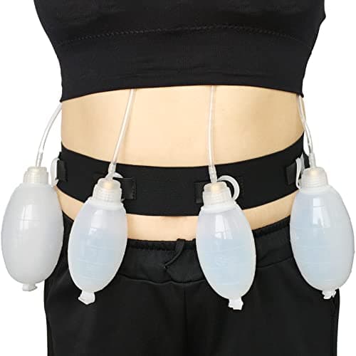POSTOP MEDICAL WEAR Drain Holder Adjustable Belt for JP Drainage Bulb After Tummy Tuck Post Breast Surgery Supplies Mastectomy Cancer Recovery Large (Pack of 1)