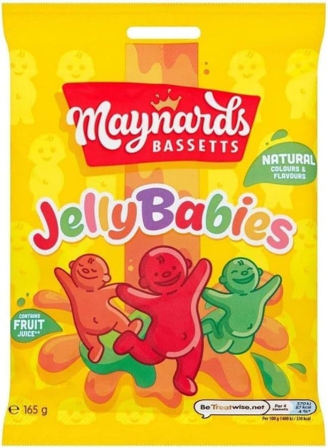 Maynards Bassetts Jelly Babies 190g Bag