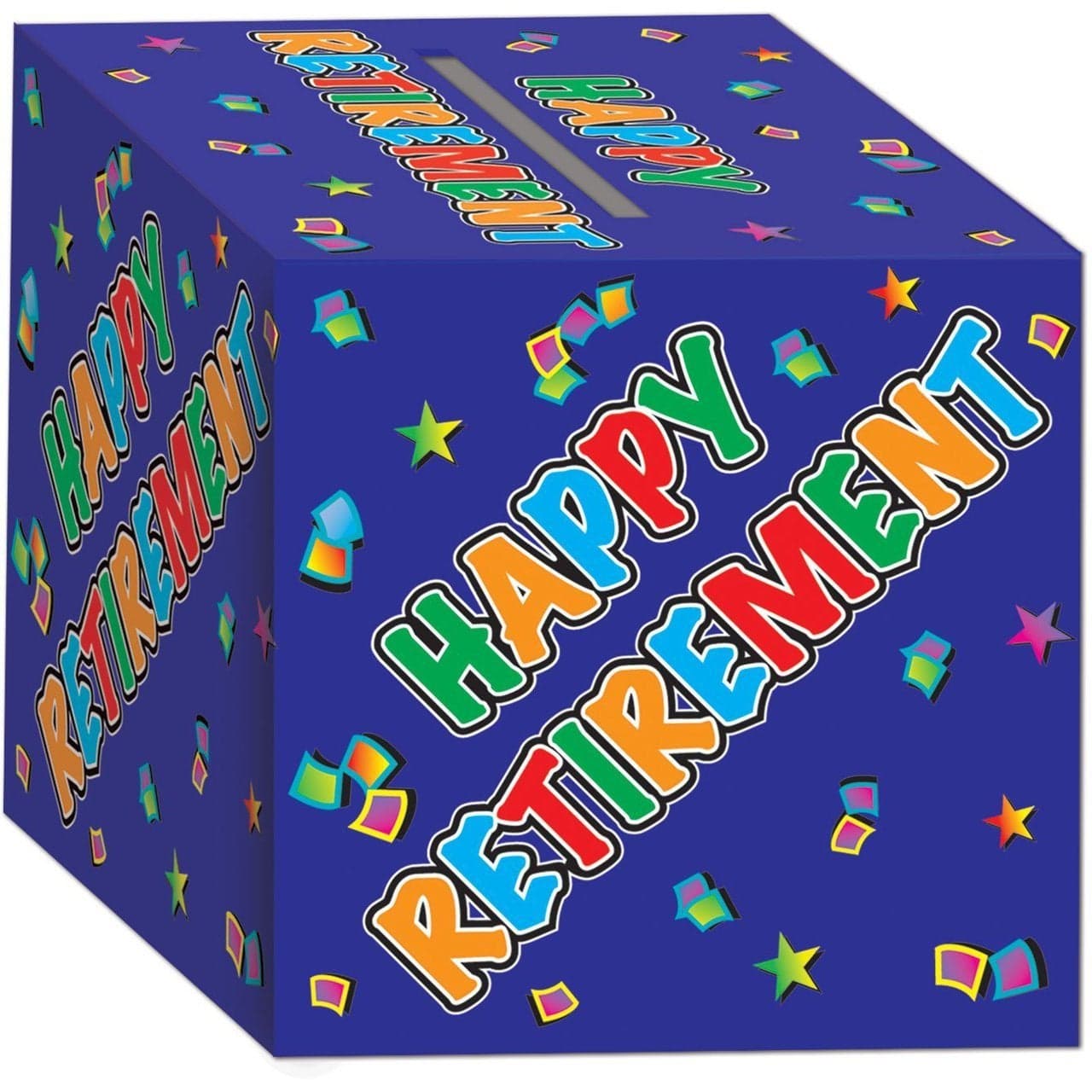 Retirement Card Box Party Accessory 1 count 1Pkg