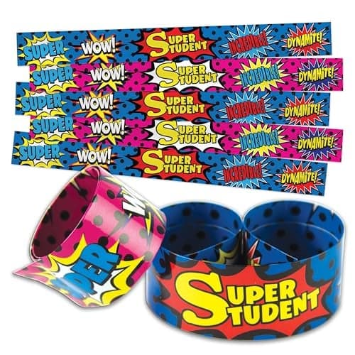 Teacher Created Resources Superhero Super Student Slap Bracelets 20664
