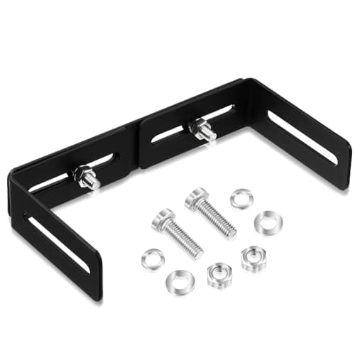 Zonon 1 Set Adjustable Universal Mounting Bracket for Cb/ham Radio Transceiver & Scanners Cb Radio Mount, Adjust from 6" to 10" in Width