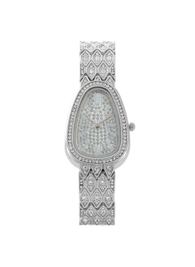High End Snake Shaped Full Diamond Fashionable Women's Watch