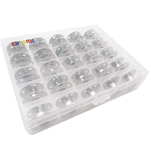 ckpsms Brand Metal Bobbins 172222 Compatible with Singer Class 66666 99 9913 185 185CL192201 25PCSBox