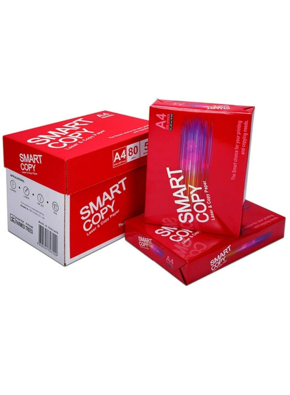 Smart Copy 80gsm A4 Paper White 5x500 Sheets