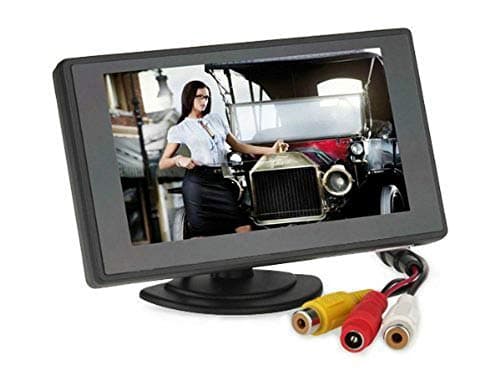 BW 4.3'' Color TFT Car Monitor - Support 480 x 272 Resolution + Rear-View Mirror System