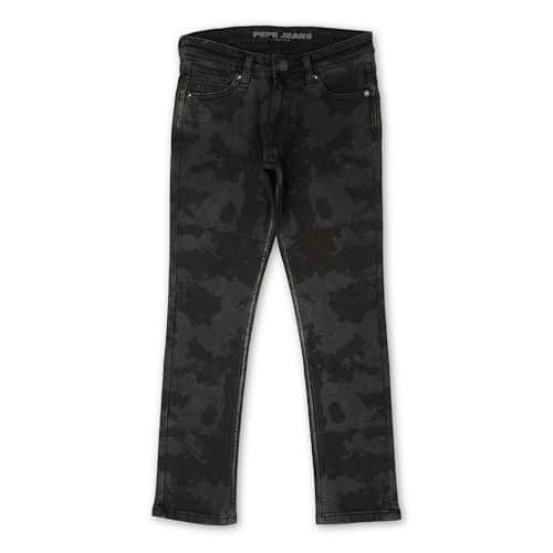 Pepe Jeans Cashed Mid Waist Slim Fit Denim, Black Used, 8
