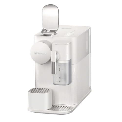 Nespresso Lattissima One Original Espresso Machine with Milk Frother by DeLonghi Silky White