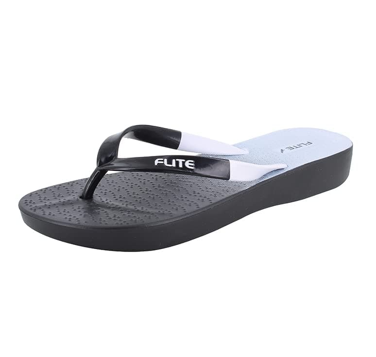 FLITE womens Fl-270 Slipper/Daily USe/Soft Cushion Sole (Black, numeric_8)