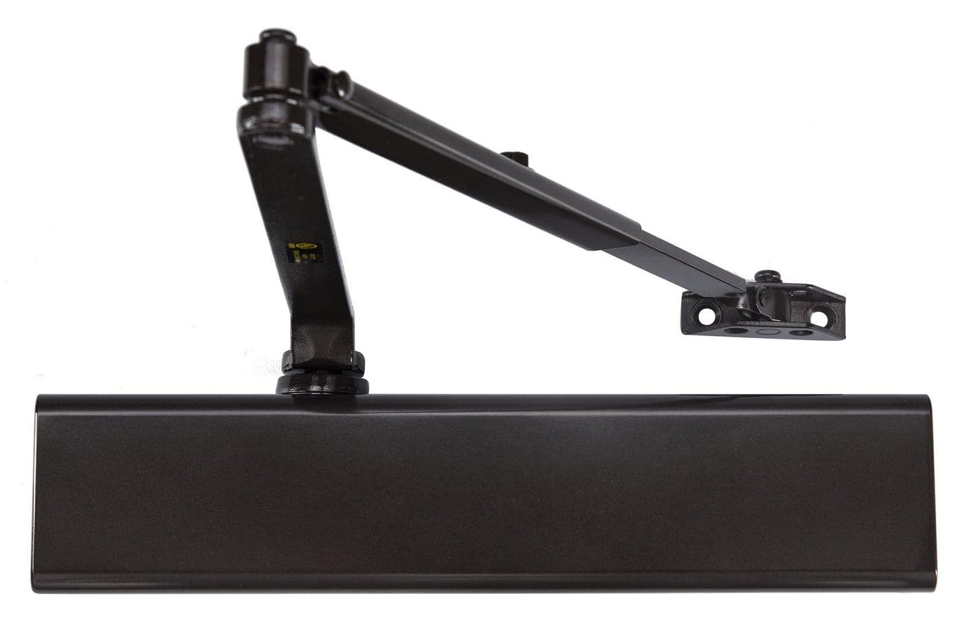LYNN HARDWARE Heavy Duty Commercial Door Closer, DC8016 Automatic Door Closer, Surface-Mounted Auto Door Closer, Size 1-6 Commercial Door Closer Heavy Duty for Heavy Traffic Areas, Dark Bronze