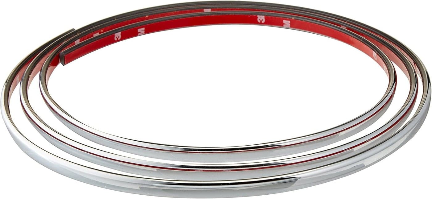 OE Replacement Lexus LS430 Front Bumper Molding - Chrome Plastic