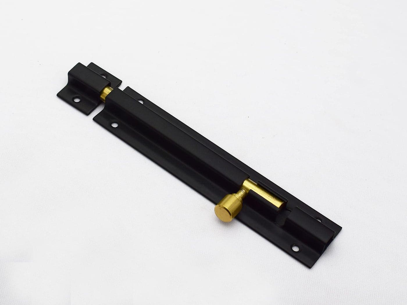 RAB Tower Bolt Stainless Steel with Antique Rod, for Main Door, Windows (Code:- AB, Black, Finish- Antique Brass, Size -4")