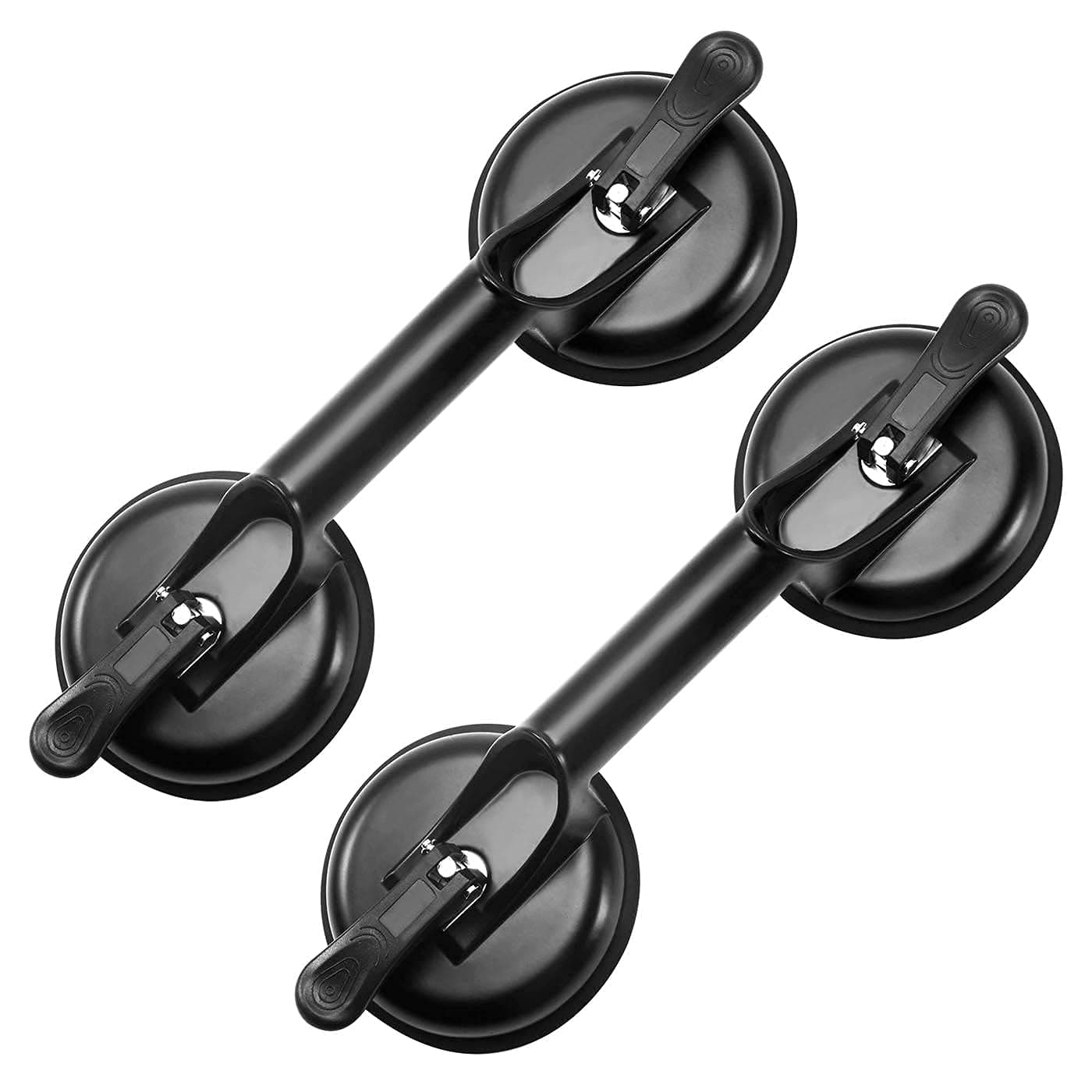 Portible Suction Cup 2 Claw Glass Suction Tool Safe Glass Lifter for Glass Wood Board Other Items Ceramic TilePack of 2