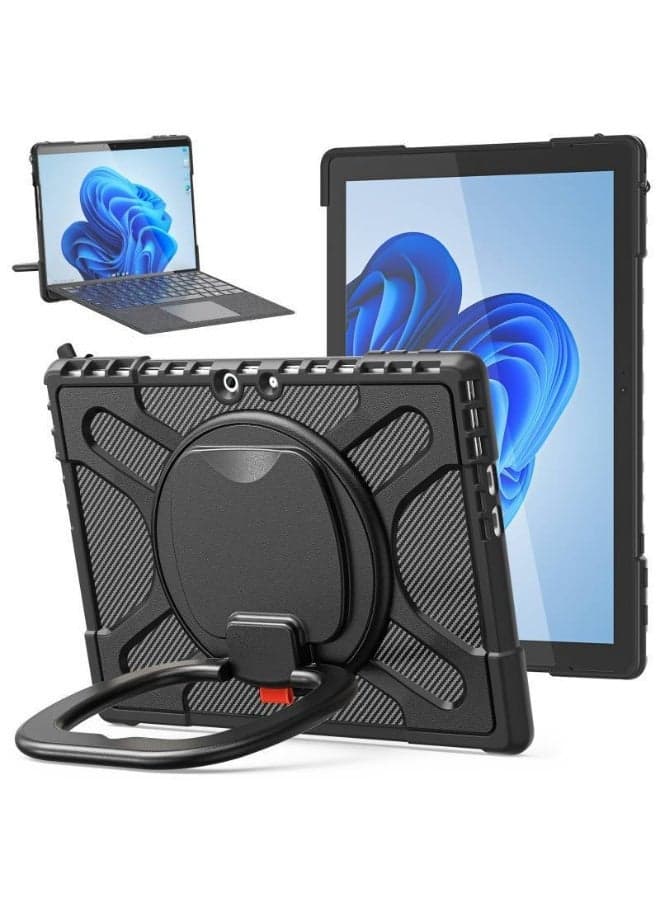 Rugged Cover Compatible with Microsoft Surface Pro 9/10/11 Case 13 inch 2022/2024 Kickstand Case with Handle Stand Heavy Duty Shockproof Bumper Protective Cover