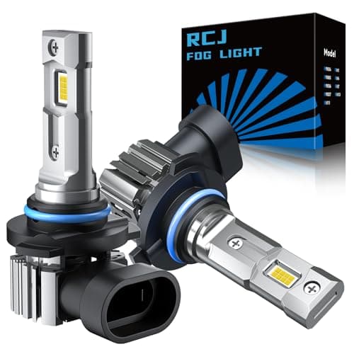 9005 Bulbs, 16000LM Super Bright HB3 Fog Light, 6000K Cool White, Real 1:1 Size Plug and Play, Canbus Ready, lP67 Waterproof, Pack of 2