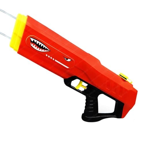 FunBlast Water Gun for Holi – Water Gun for Kids, Pichkari for Holi Water Pichkari for Boys, Girls, Kids, Pichkari Toy, Water Blaster Summer Toys for Beach, Pool and Outdoor (Red)