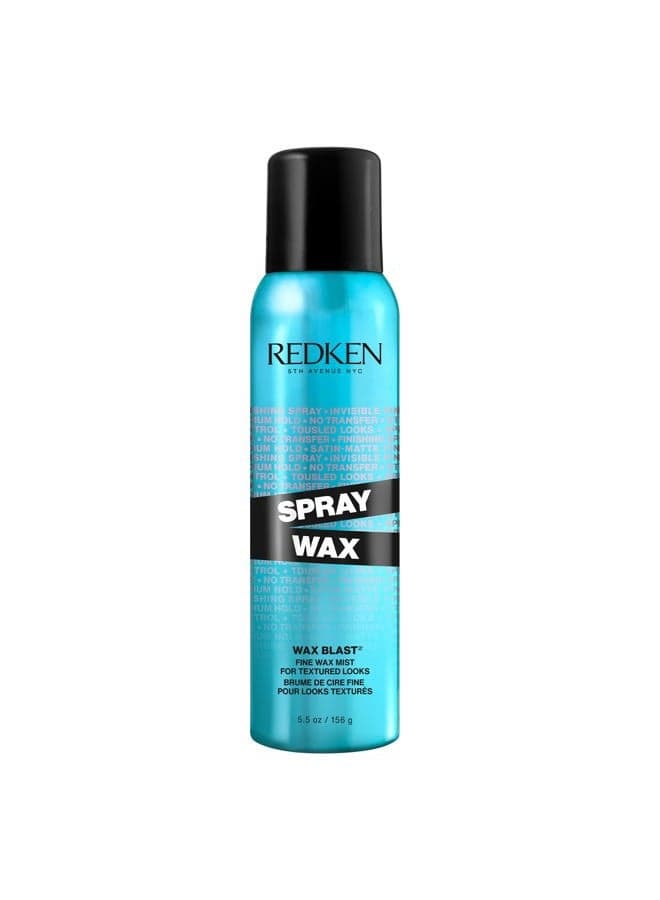 Spray Wax Invisible Texture Mist | For All Hair Types | High Impact Finishing Spray-Wax | Adds Volumizing Body & Dimension With A Satin-Matte Finish | Medium Control | 5.5 Oz