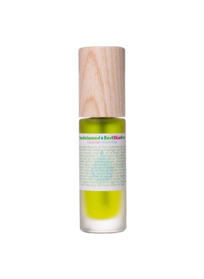 LIVING LIBATIONS Organic Best Skin Ever AllInOne Facial Cleanser Exfoliator Moisturizer Natural Wildcrafted Vegan Clean Beauty Sandalwood 30 ml