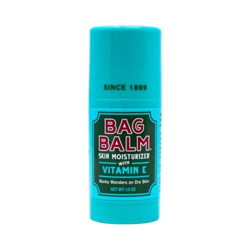 Bag Balm Original Skin Moisturizer Stick with Vitamin E - Hydrating & Soothing Balm for Dry Skin, Chapped Lips & Cracked Hands - Made in the USA - Paraben-Free & Cruelty-Free Twist-Up 1oz (1)