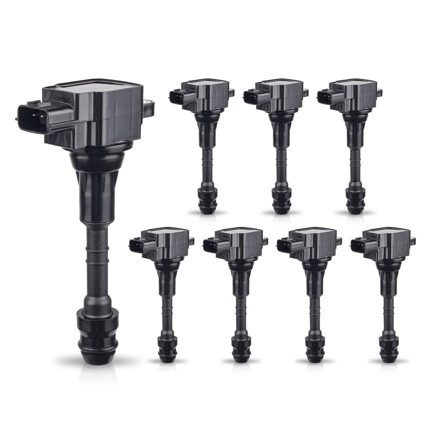 ENA UF551 Ignition Coil Pack for 56L V8 Compatible with Nissan Armada 20072015 NV2500 NV3500 20122015 Pathfinder 20082012 Titan 20082015 INFINITI QX56 20072010 Replace for C1672 Set of 8