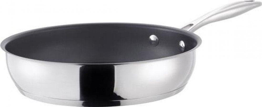 Stellar Profile Stainless Steel Large NonStick Frying Pan 30cm Induction Ready Oven Safe Dishwasher Safe