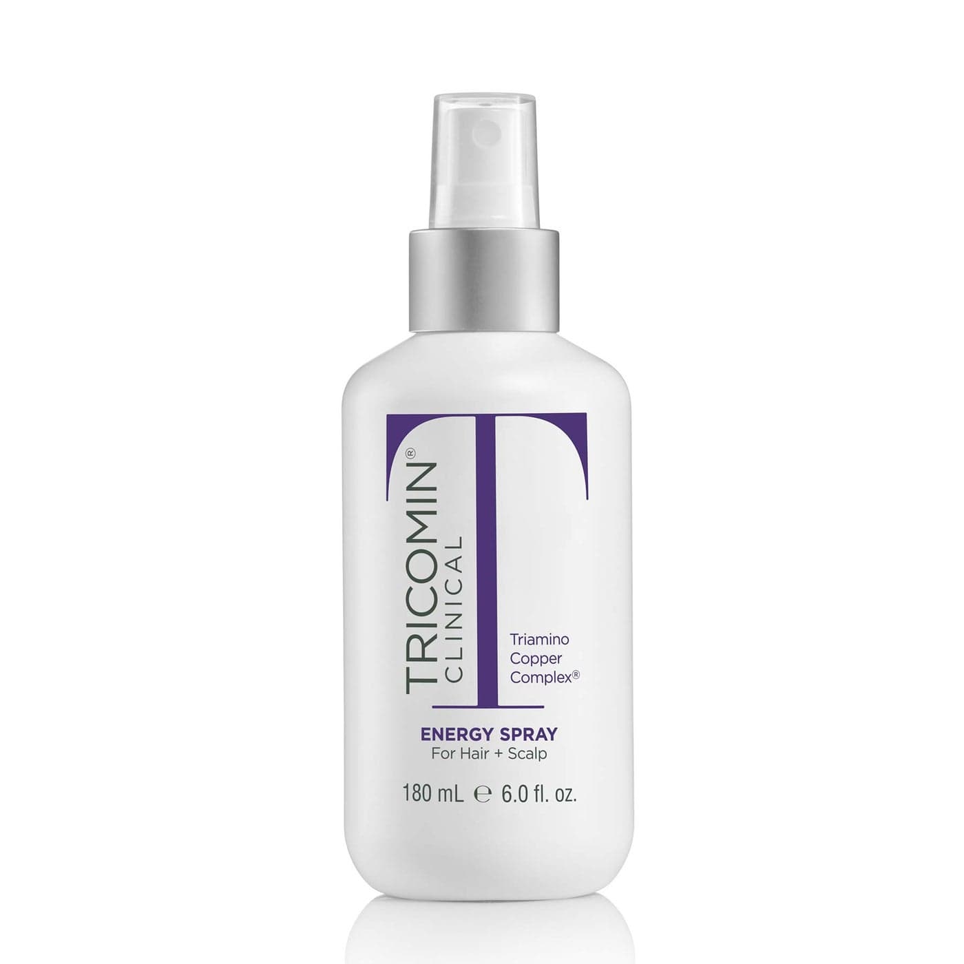 NEOVA Tricomin Energy Spray Leavein conditioning spray with Triamino Copper Complex delivers essential wellness nutrients Hair appears thicker and healthier Safe for colortreated hair