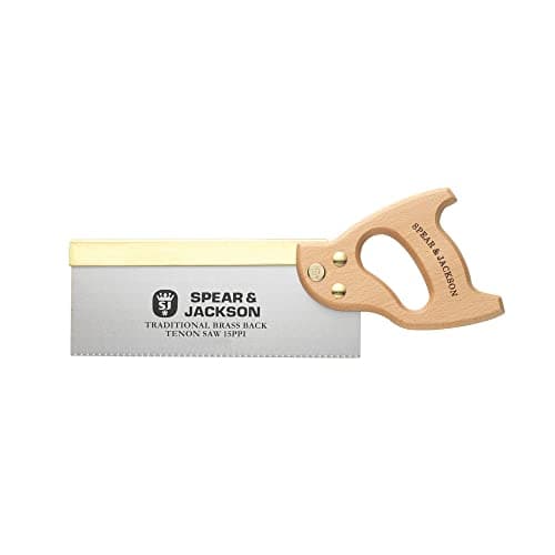 Spear & Jackson 9540B-91 Traditional Brass Back Tenon Saw, 10" x 15", Brown/Silver
